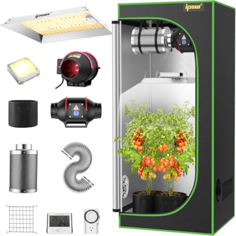 Grow Tent Complete Kit - 2x2 ft Grow Tent Kit Complete