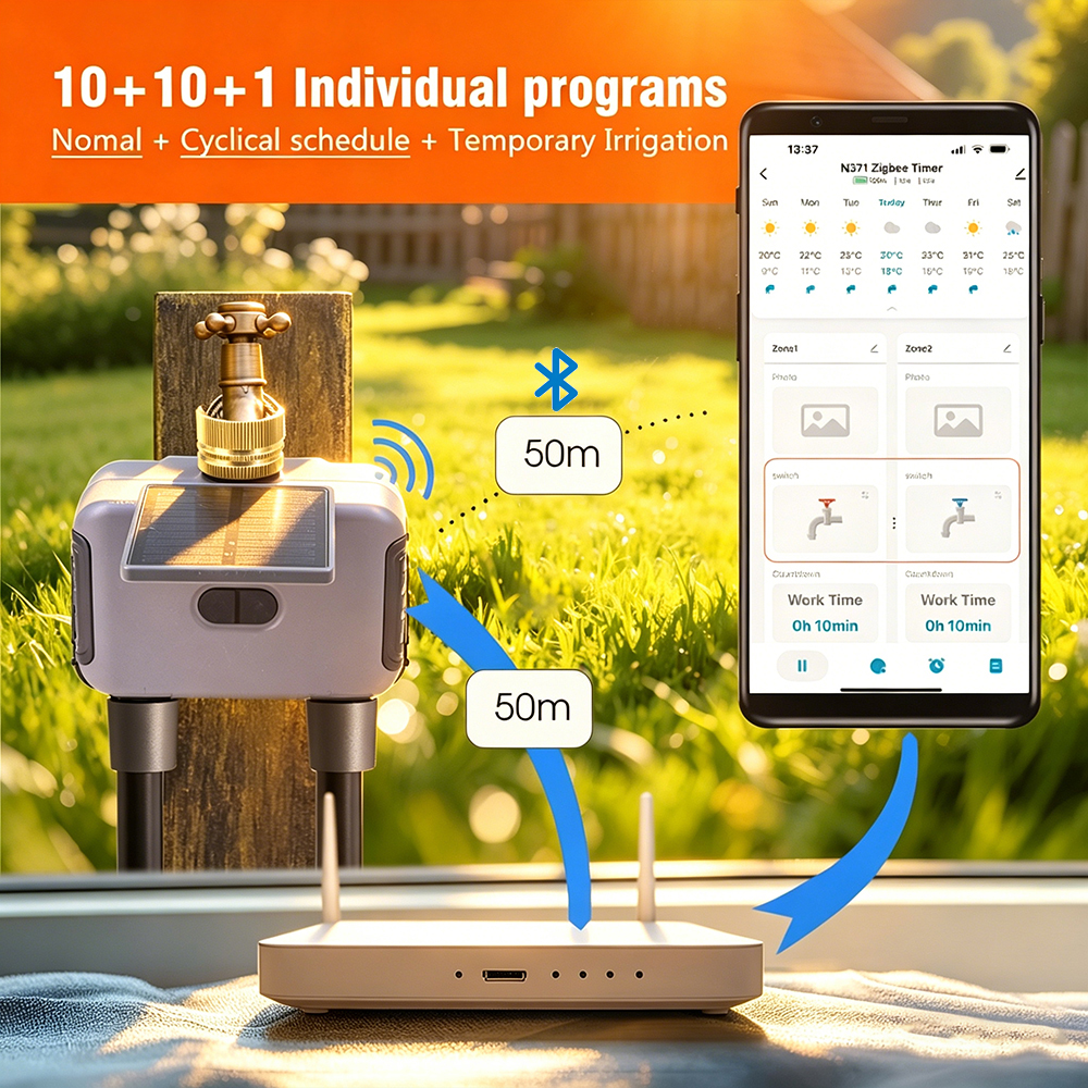 Tuay Smart Solar 2-Zone Wateri – Smart Garden Zone Bewertung und Preis