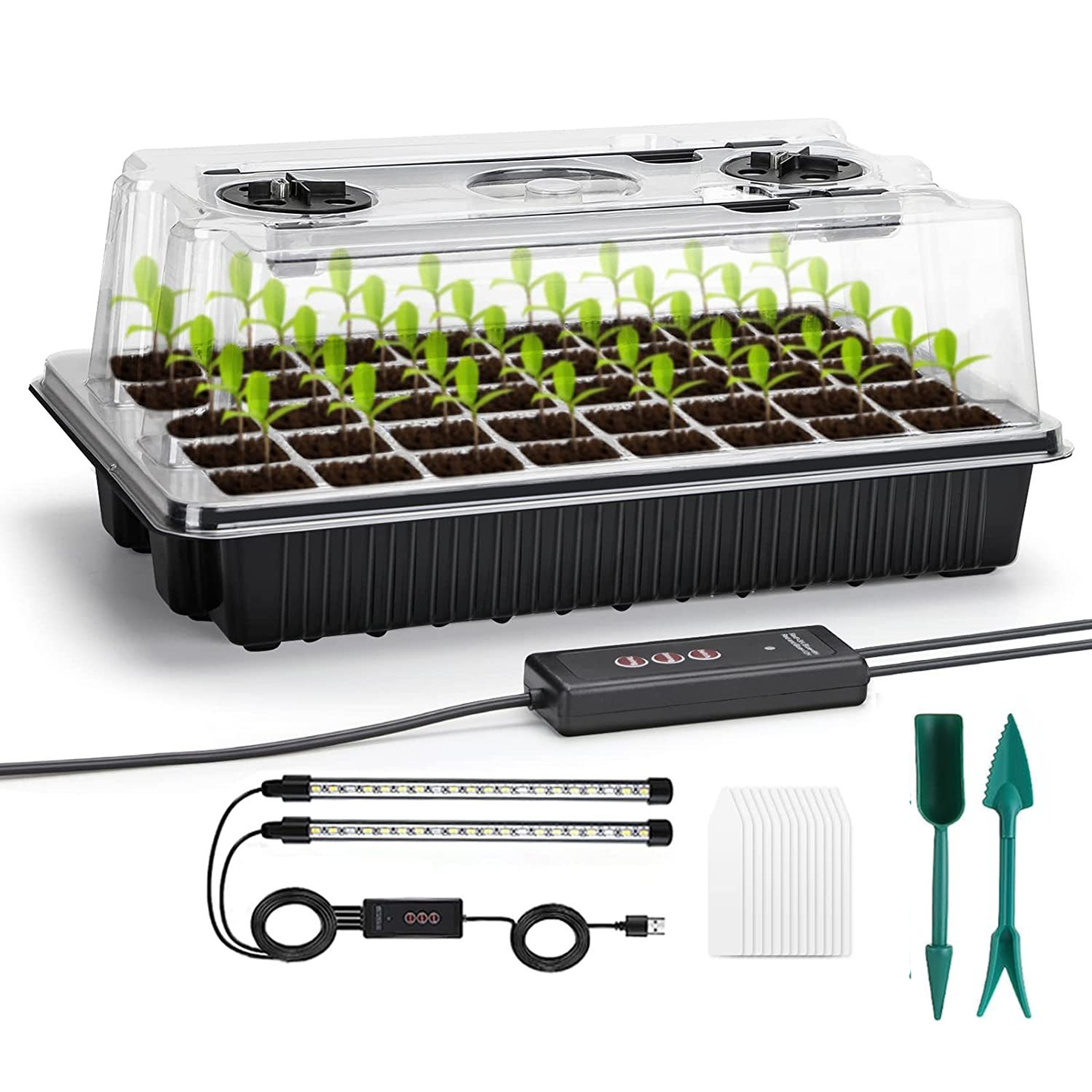 1 Set, Seed Starter Trays With – Smart Garden Domes Bewertung und Preis
