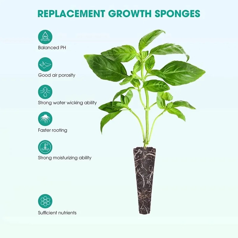 100Pcs Seed Grow Sponges Repla – Aerogarden Seed Pod Bewertung und Preis
