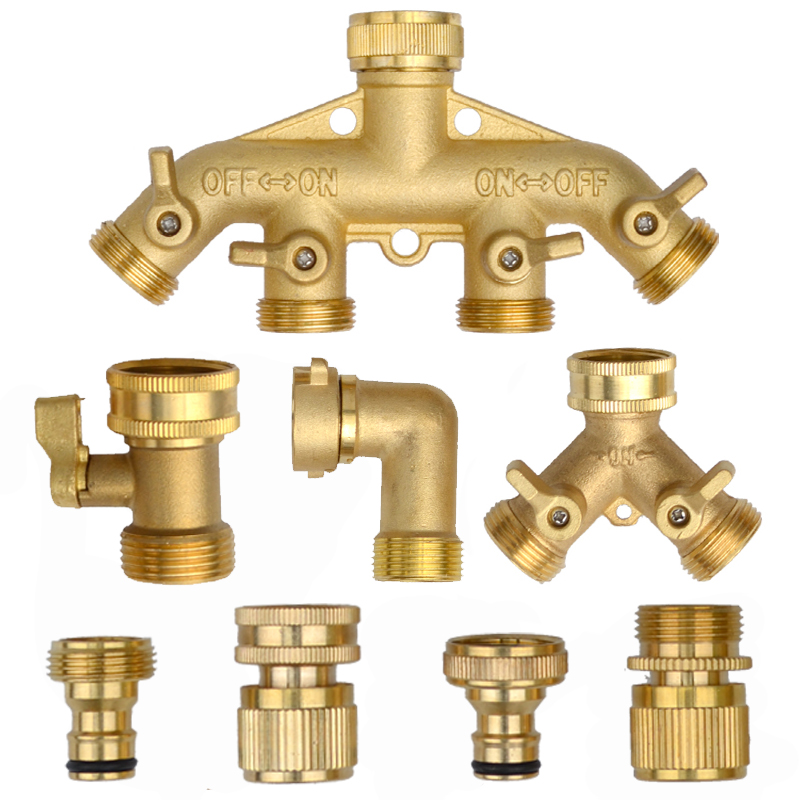 Heavy Duty Brass 1-2-4 way Spl – Smart Garden Hose Valve Bewertung und Preis