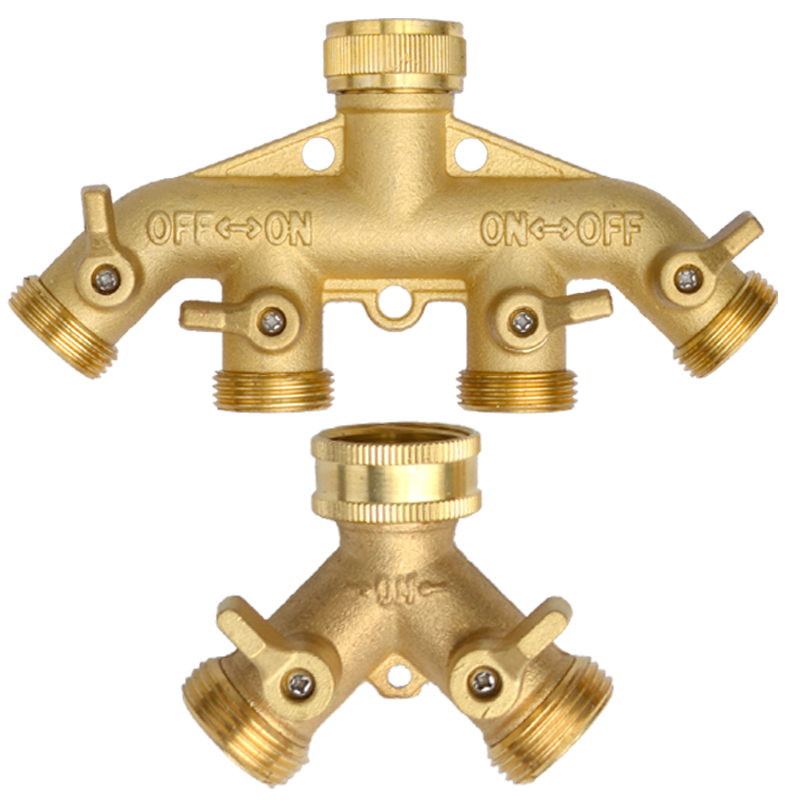 Heavy Duty Brass 1-2-4 way Spl – Smart Garden Hose Valve Bewertung und Preis