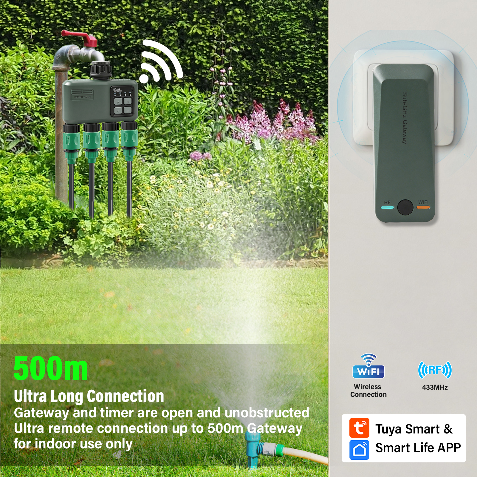 WiFi Smart Water Timer with Ga – Smart Garden Zone Bewertung und Preis