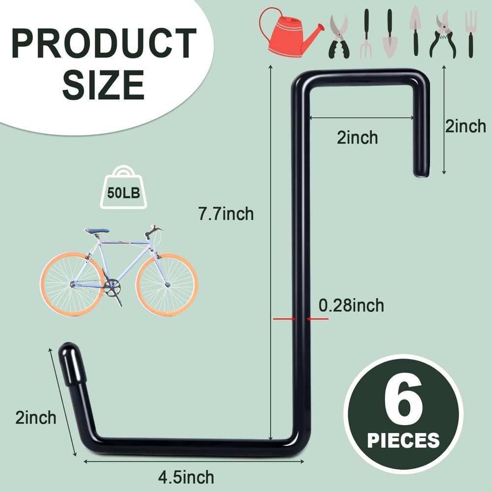 Larg 2/3/4/6/9 PCS Garage Hook – Smart Garden Storage Bewertung und Preis