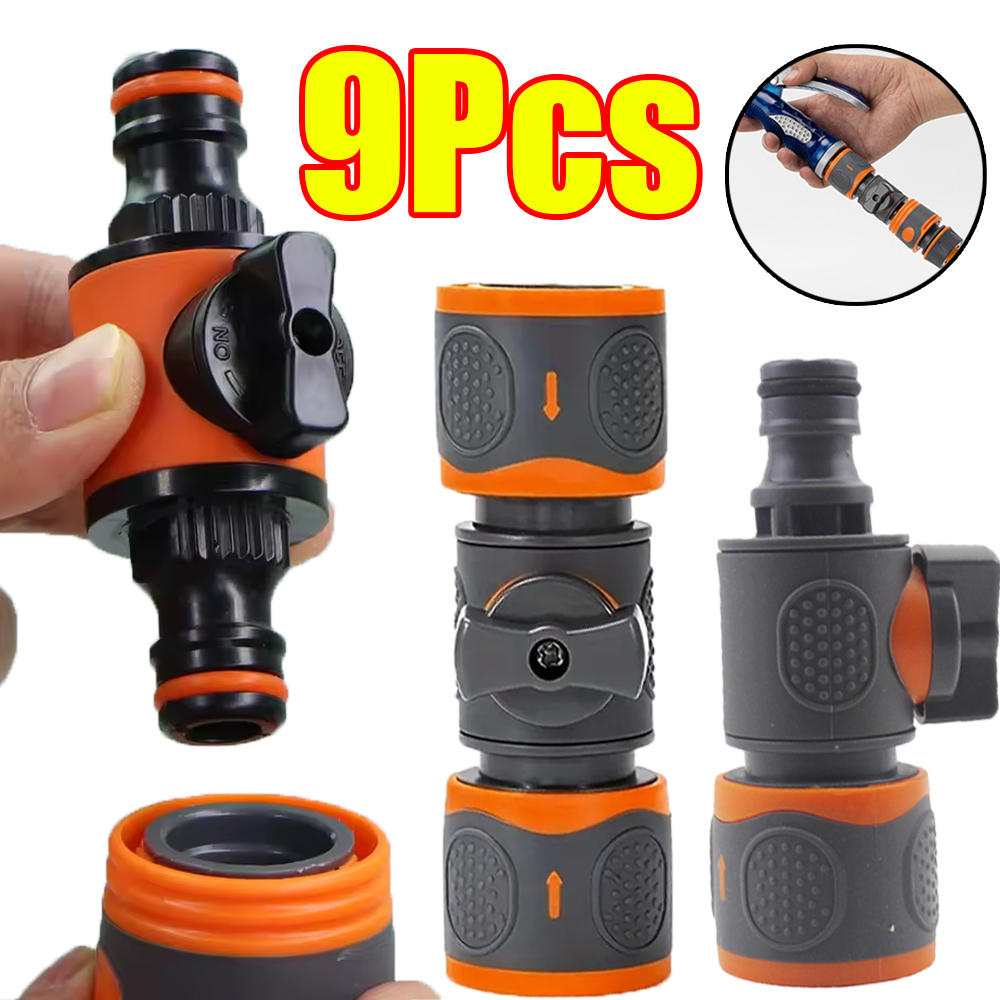 1-9Pcs Garden Hose Quick Conne – Smart Garden Hose Valve Bewertung und Preis