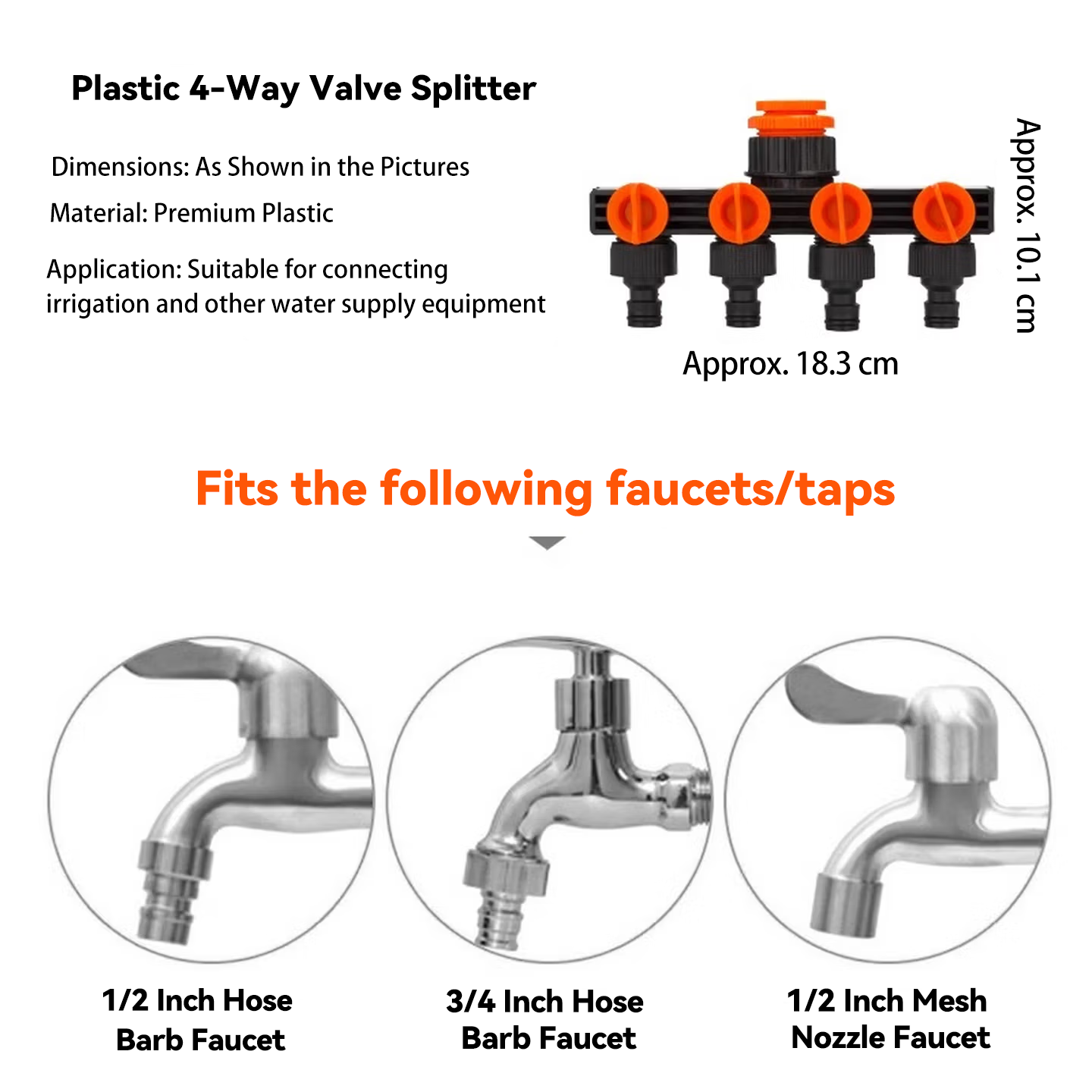 1 In 4 Out 5-Way Water Tap Spl – Smart Garden Hose Valve Bewertung und Preis