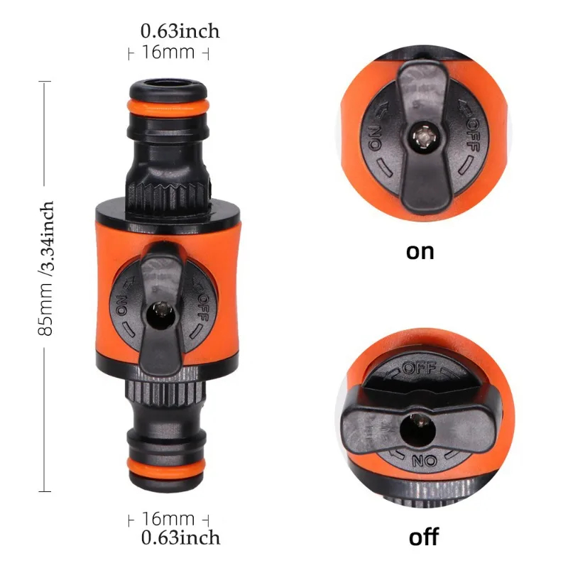 1PC/2PCS 16MM Equal Garden Hos – Smart Garden Hose Valve Bewertung und Preis