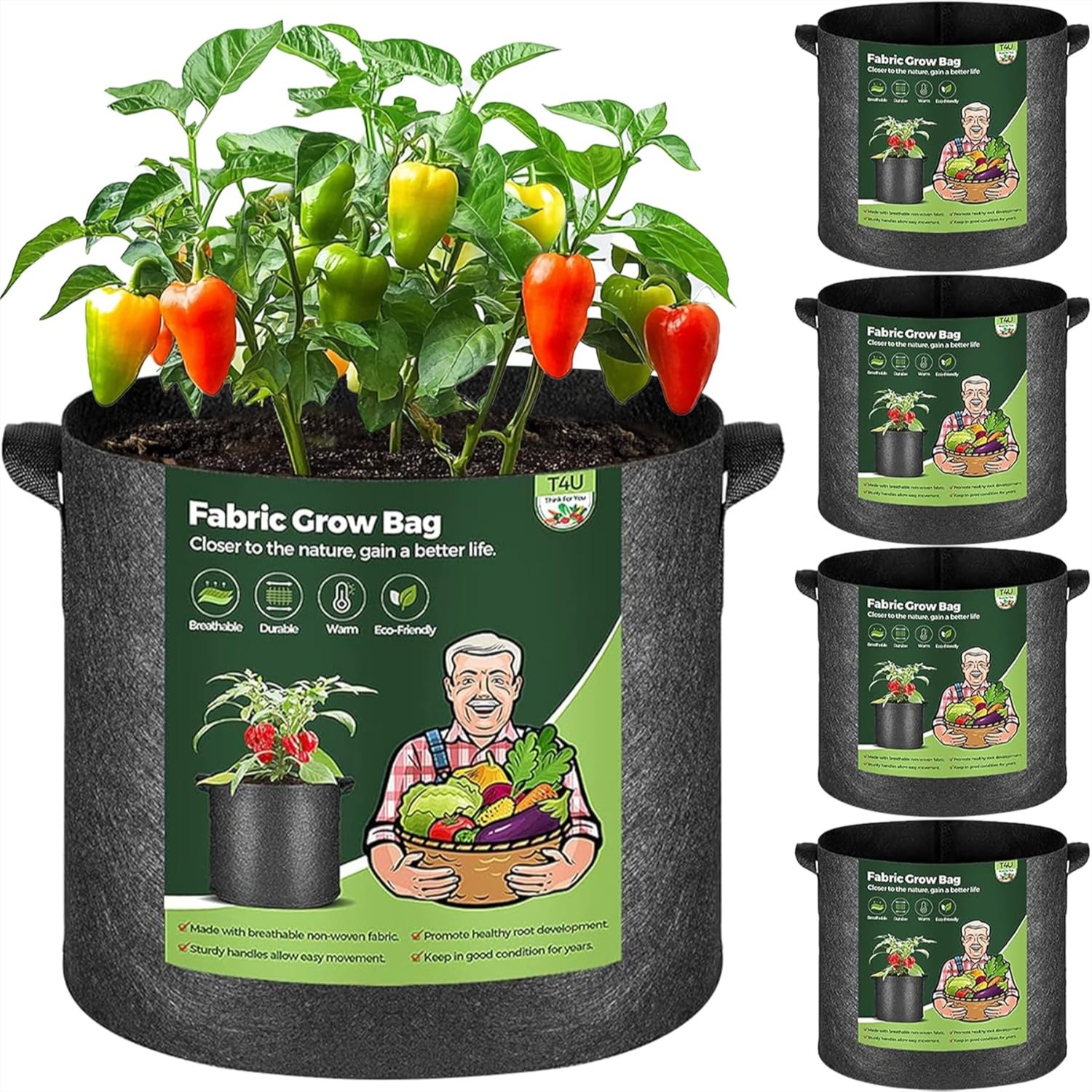 7 Gallon Fabric Plant Grow Bag – Smart Garden Domes Bewertung und Preis