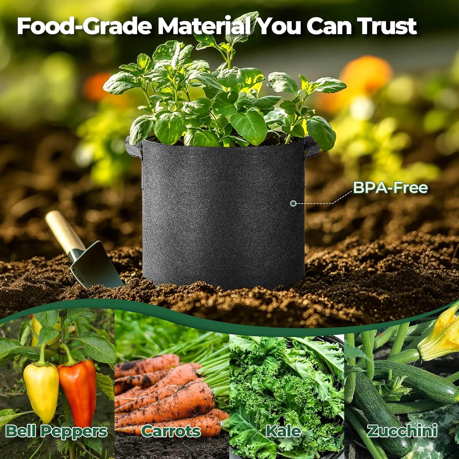 7 Gallon Fabric Plant Grow Bag – Smart Garden Domes Bewertung und Preis