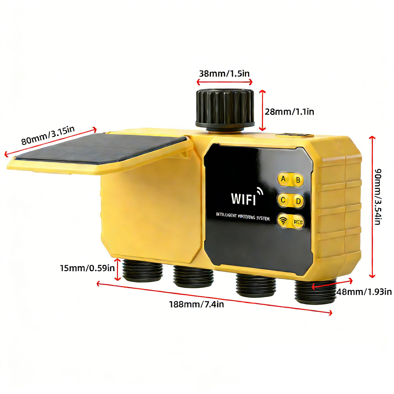 4 Zone Solar WiFi Irrigation T – Smart Garden Zone Bewertung und Preis
