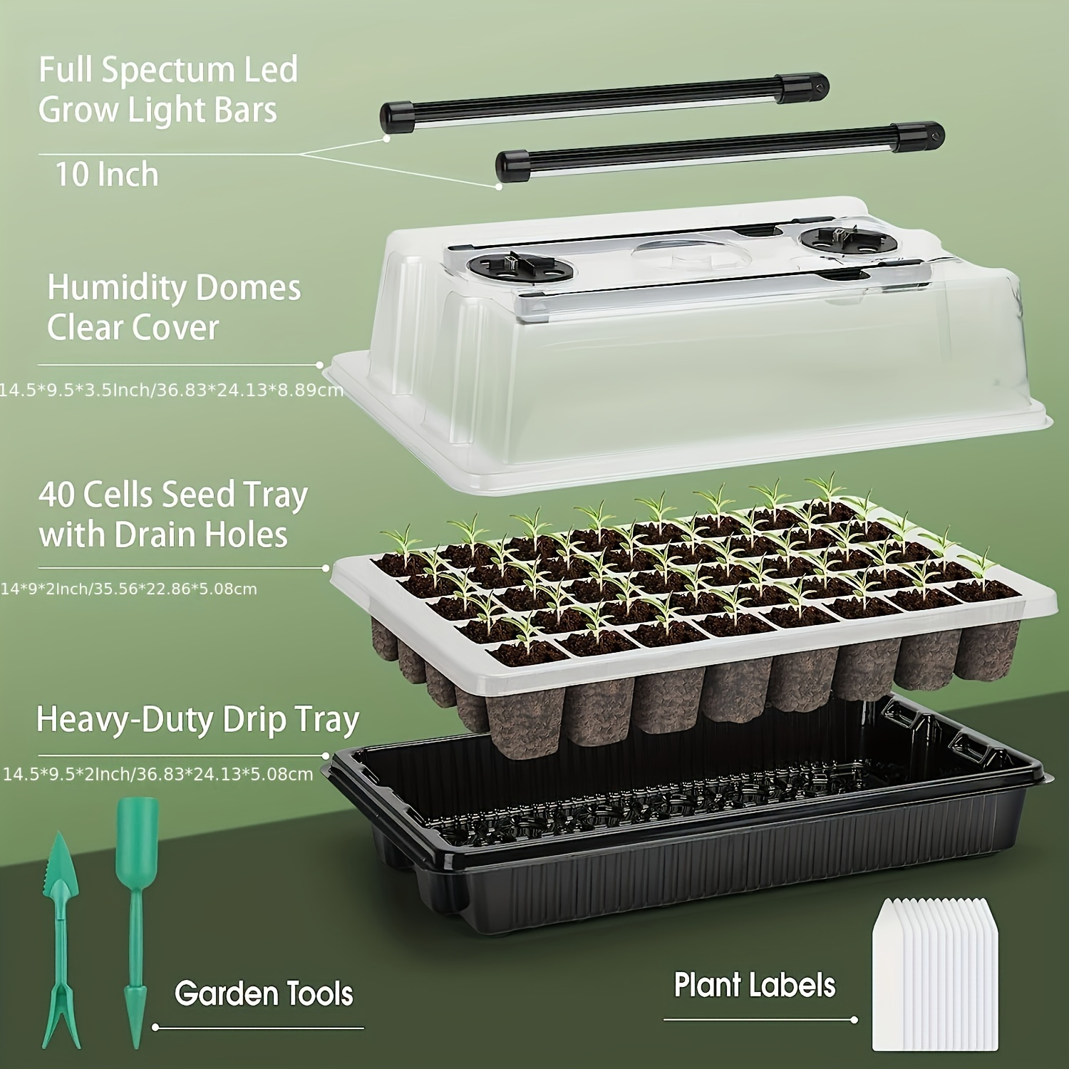 40/Cell Seed Starter Kit with  – Smart Garden Domes Bewertung und Preis