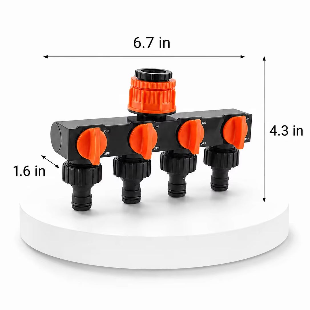 Garden Hose Pipe Splitter 4 Wa – Smart Garden Hose Valve Bewertung und Preis