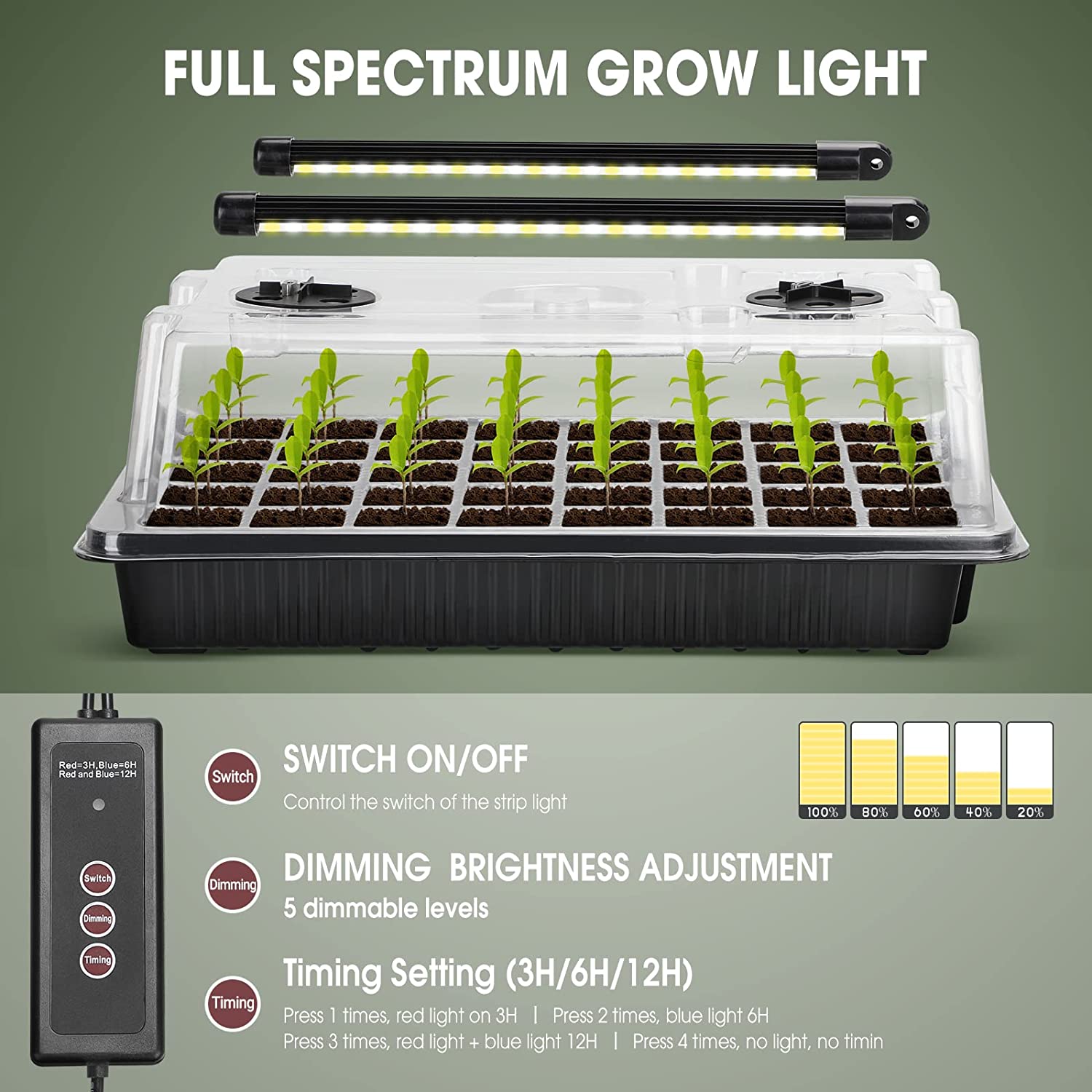 1 Set, Seed Starter Trays With – Smart Garden Domes Bewertung und Preis