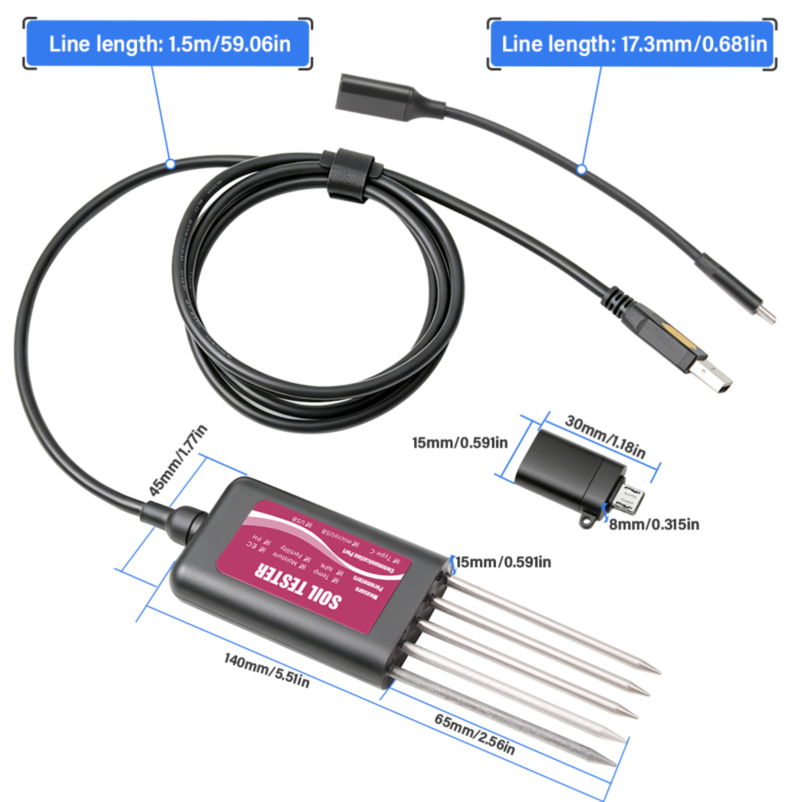 8-in-1 Soil Tester NPK PH Mete – Smart Garden Test Bewertung und Preis