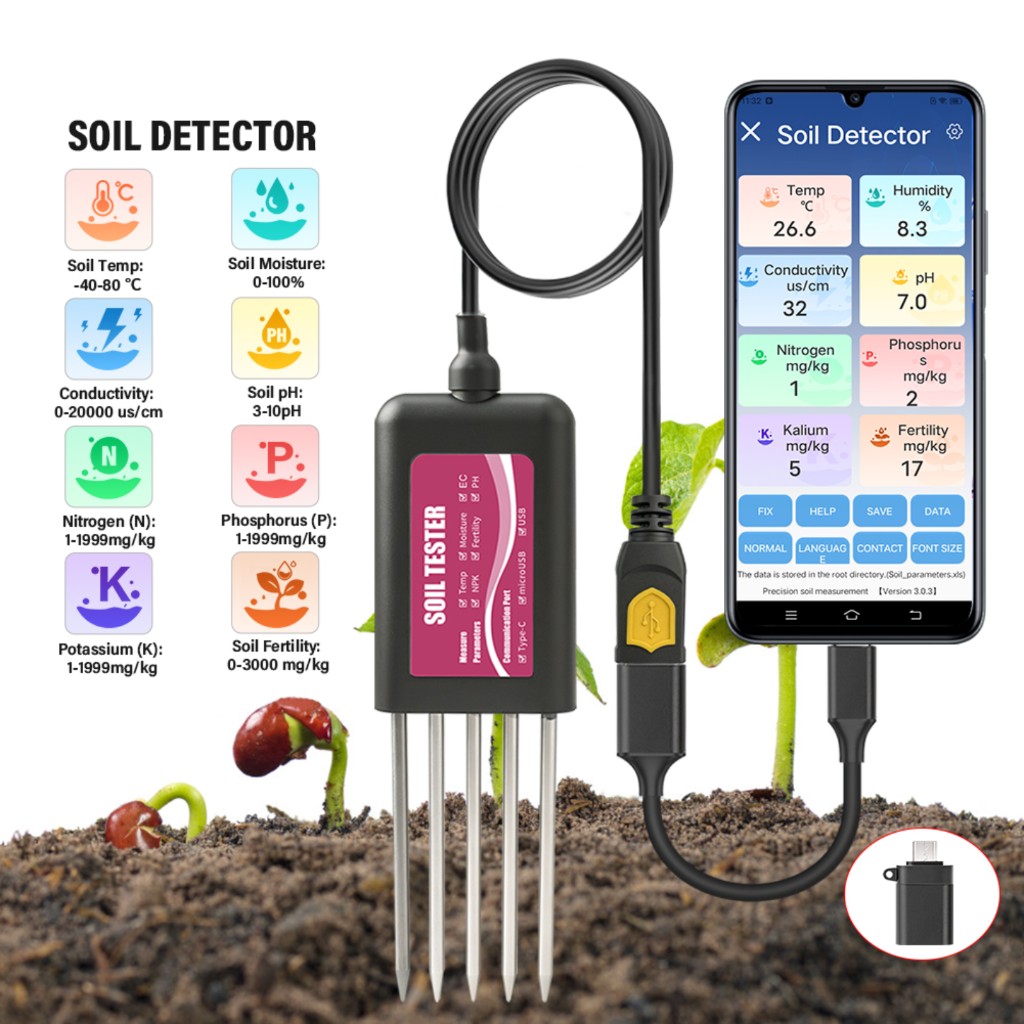 8-in-1 Soil Tester NPK PH Mete – Smart Garden Test Bewertung und Preis