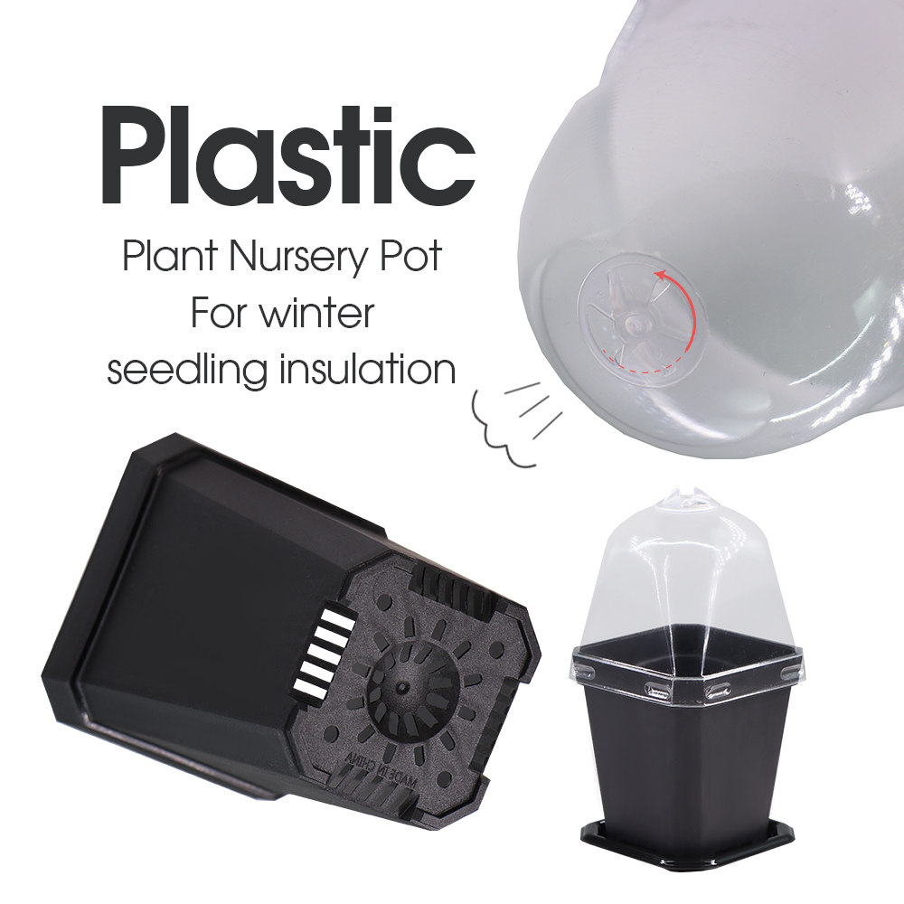 Sturdy Black Planter Pots with – Smart Garden Domes Bewertung und Preis