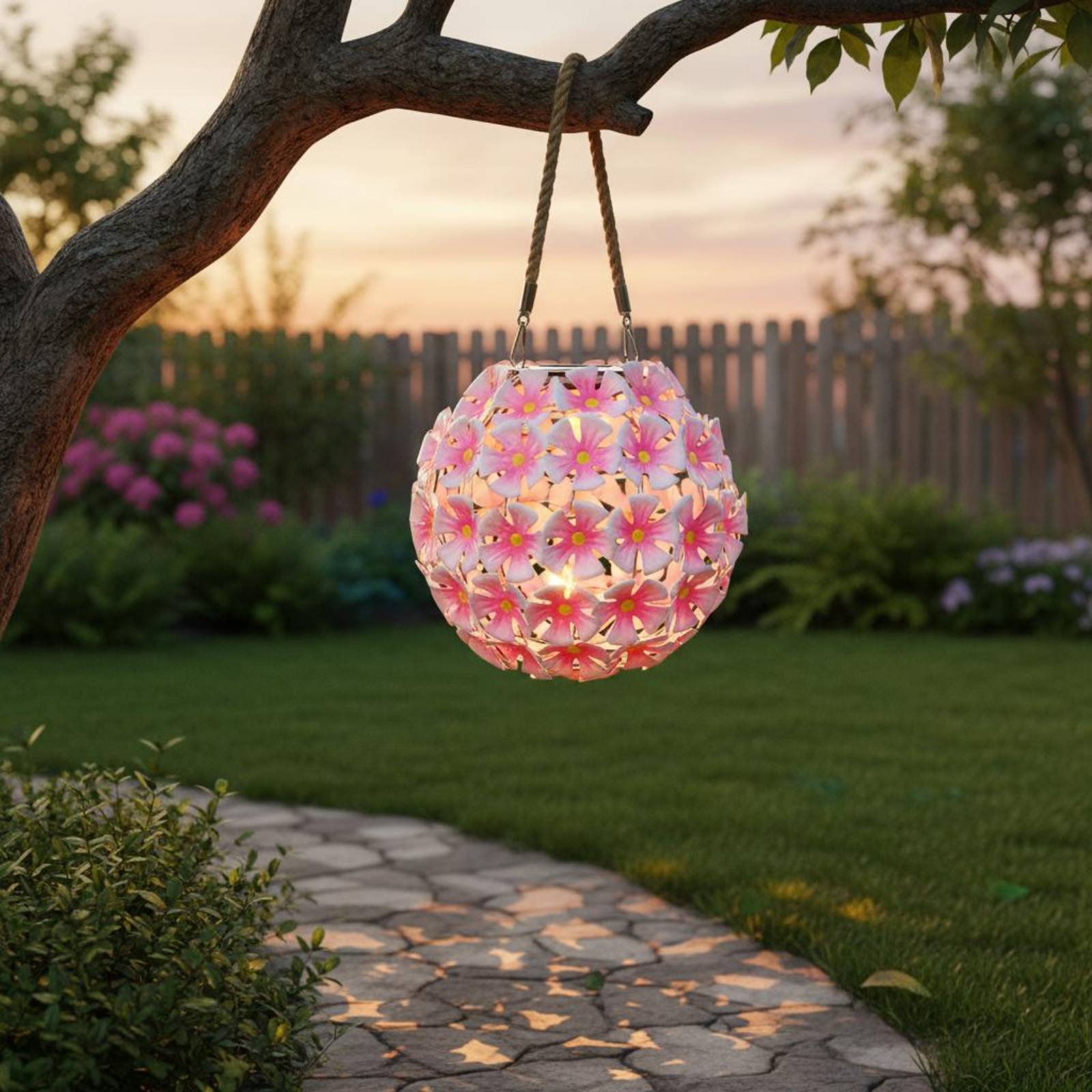 Hanging Flower Lantern Warm Wh – Smart Garden Lanterns Bewertung und Preis