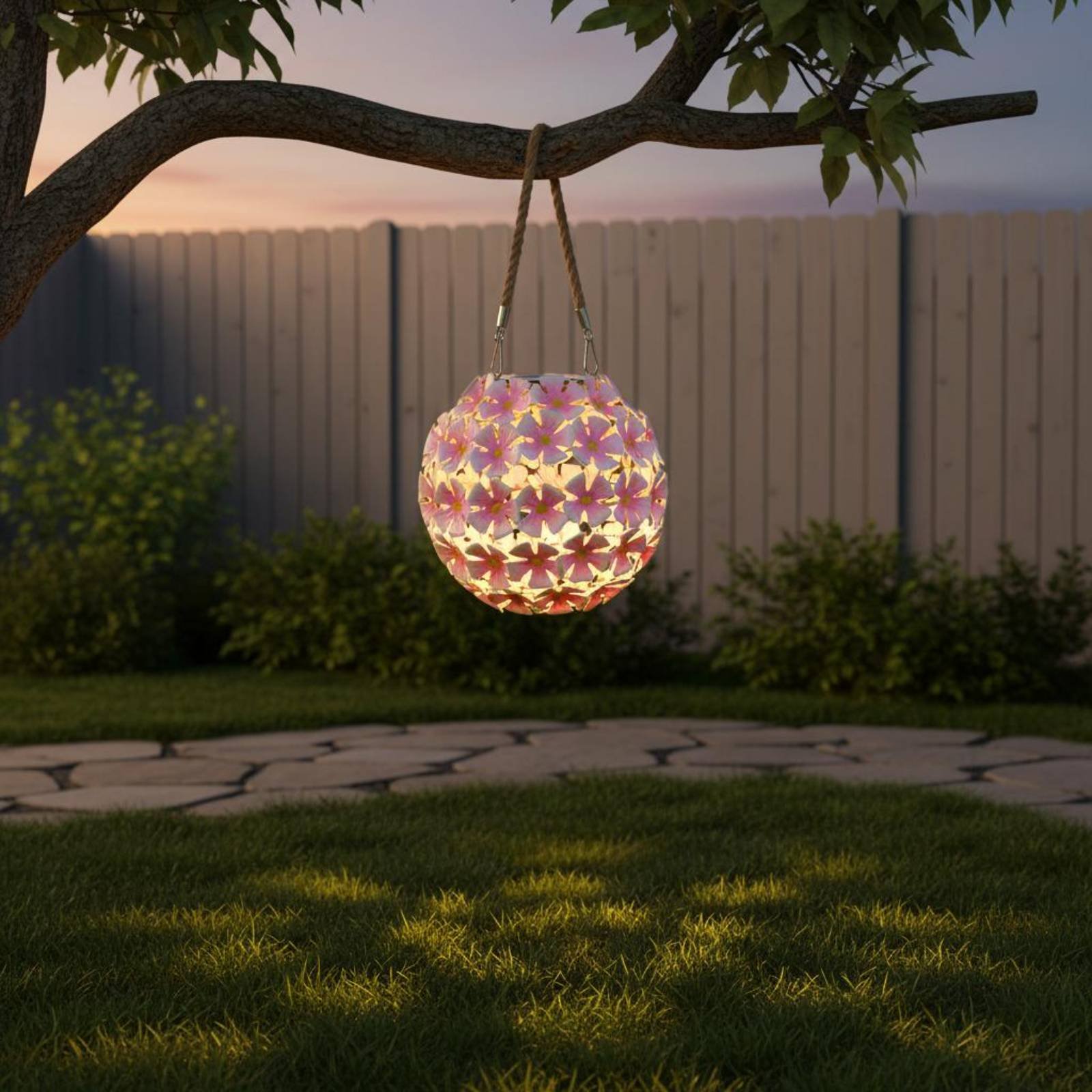 Hanging Flower Lantern Warm Wh – Smart Garden Lanterns Bewertung und Preis