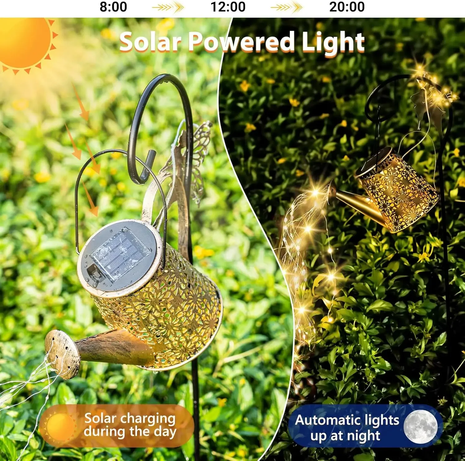 Solar Watering Can Light with  – Smart Garden Lanterns Bewertung und Preis