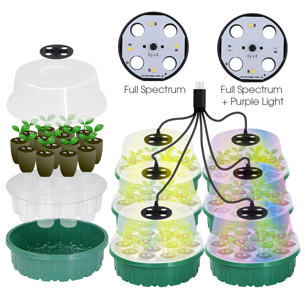 Round Seed Starter Tray with F – Smart Garden Domes Bewertung und Preis