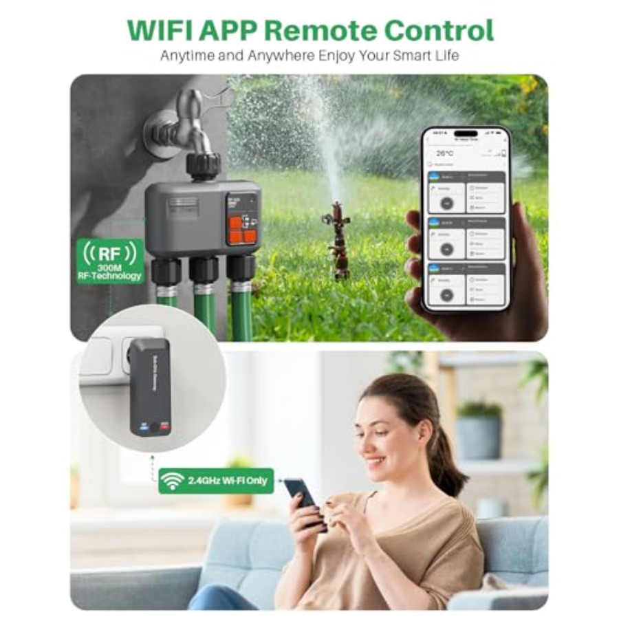 WiFi Smart Water Timer 3 Zone  – Smart Garden Zone Bewertung und Preis