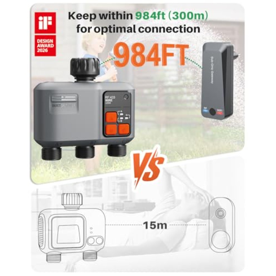 WiFi Smart Water Timer 3 Zone  – Smart Garden Zone Bewertung und Preis