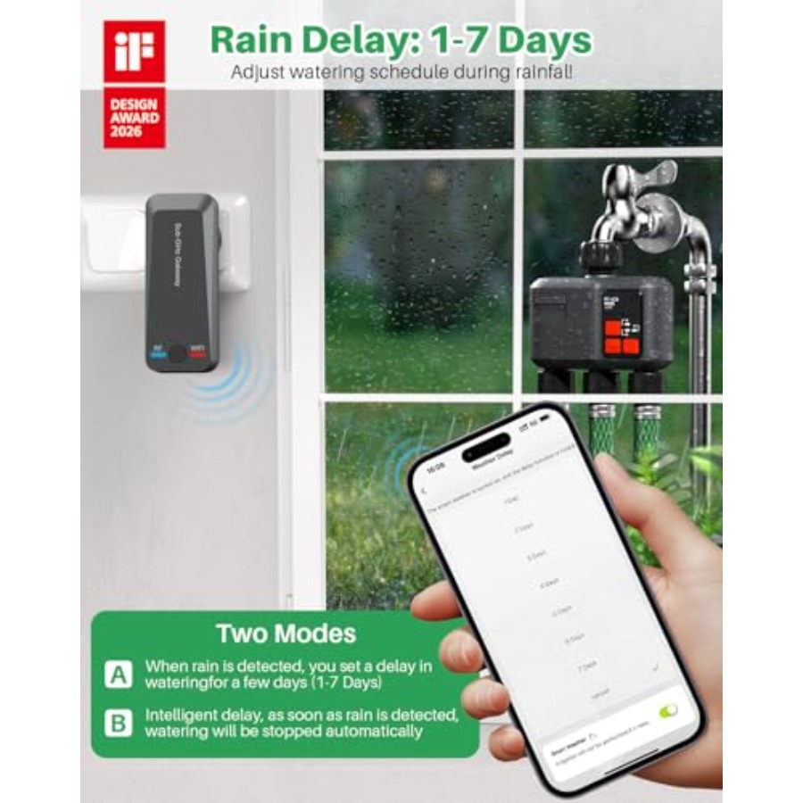 WiFi Smart Water Timer 3 Zone  – Smart Garden Zone Bewertung und Preis