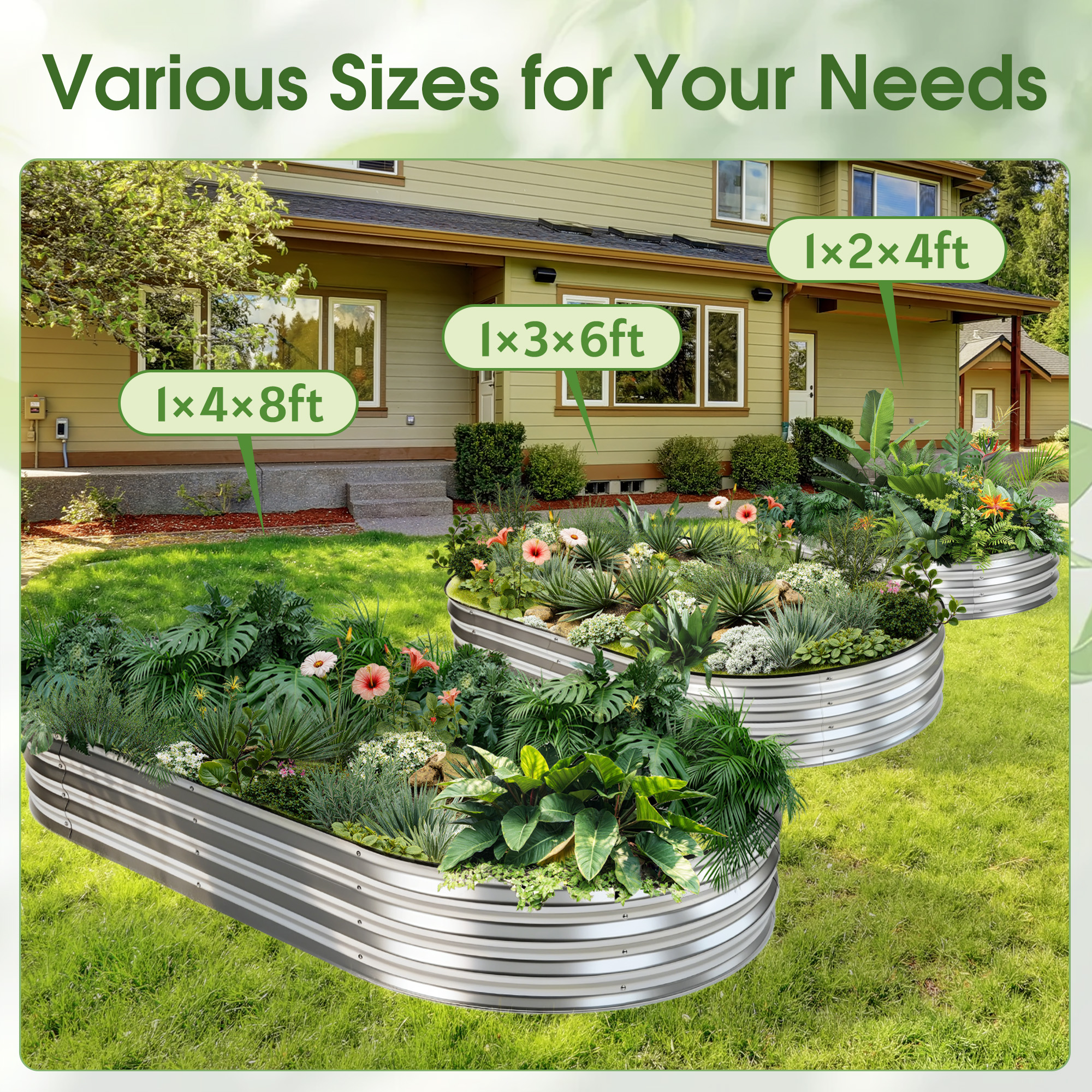 JHK 8x4x1ft Outdoor Metal Gard – Smart Garden Storage Bewertung und Preis