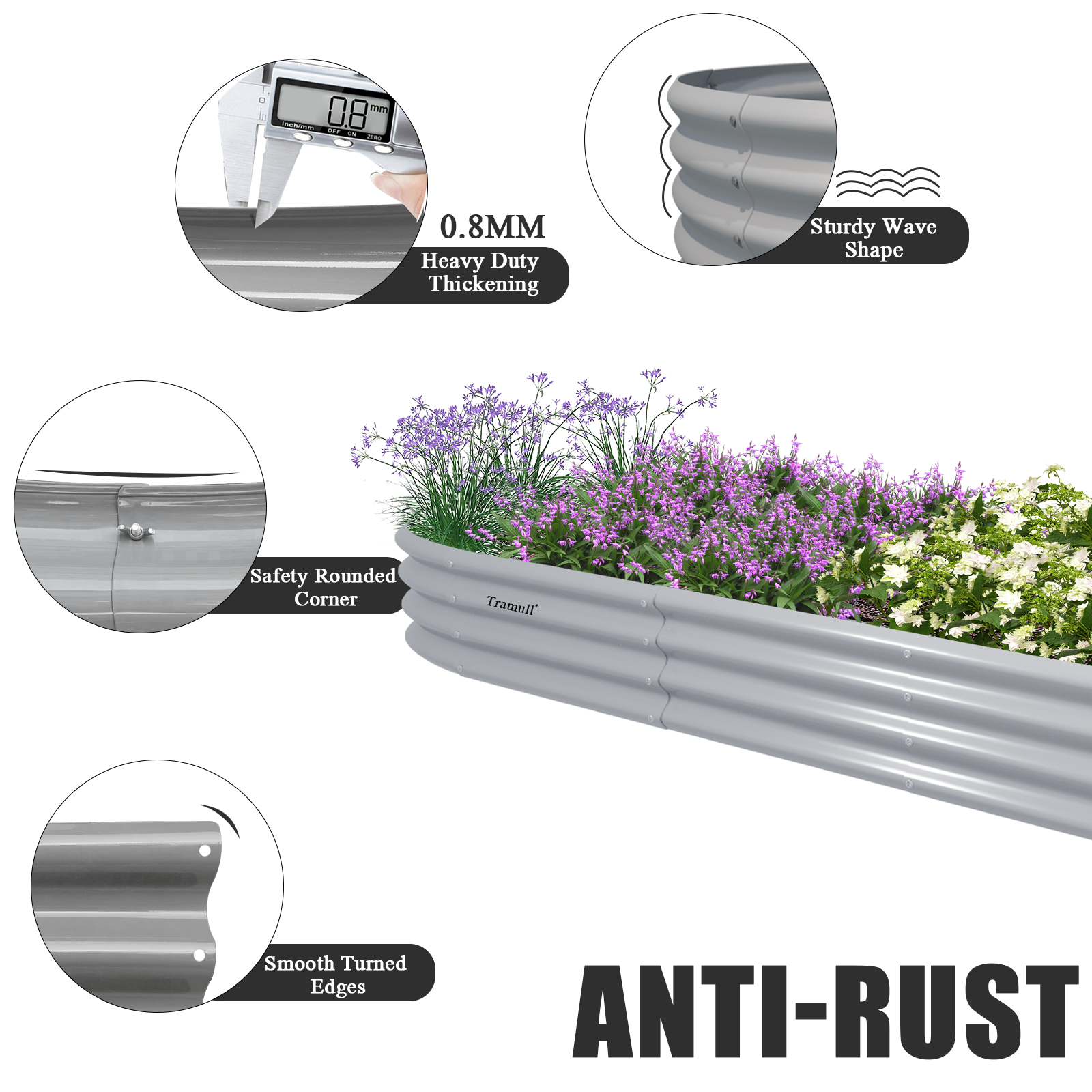 12x2x1FT Galvanized Raised Gar – Smart Garden Storage Bewertung und Preis