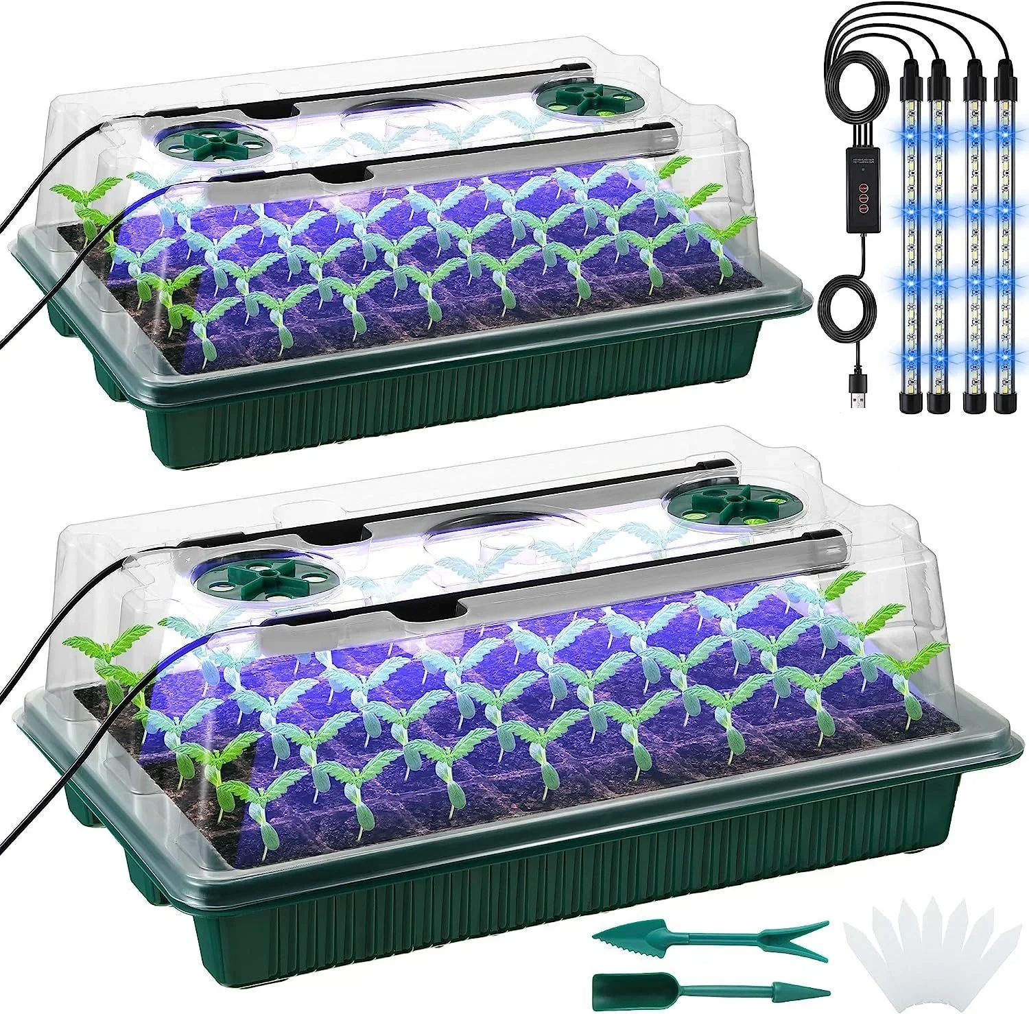 2 Packs, Seed Starter Trays Wi – Smart Garden Domes Bewertung und Preis