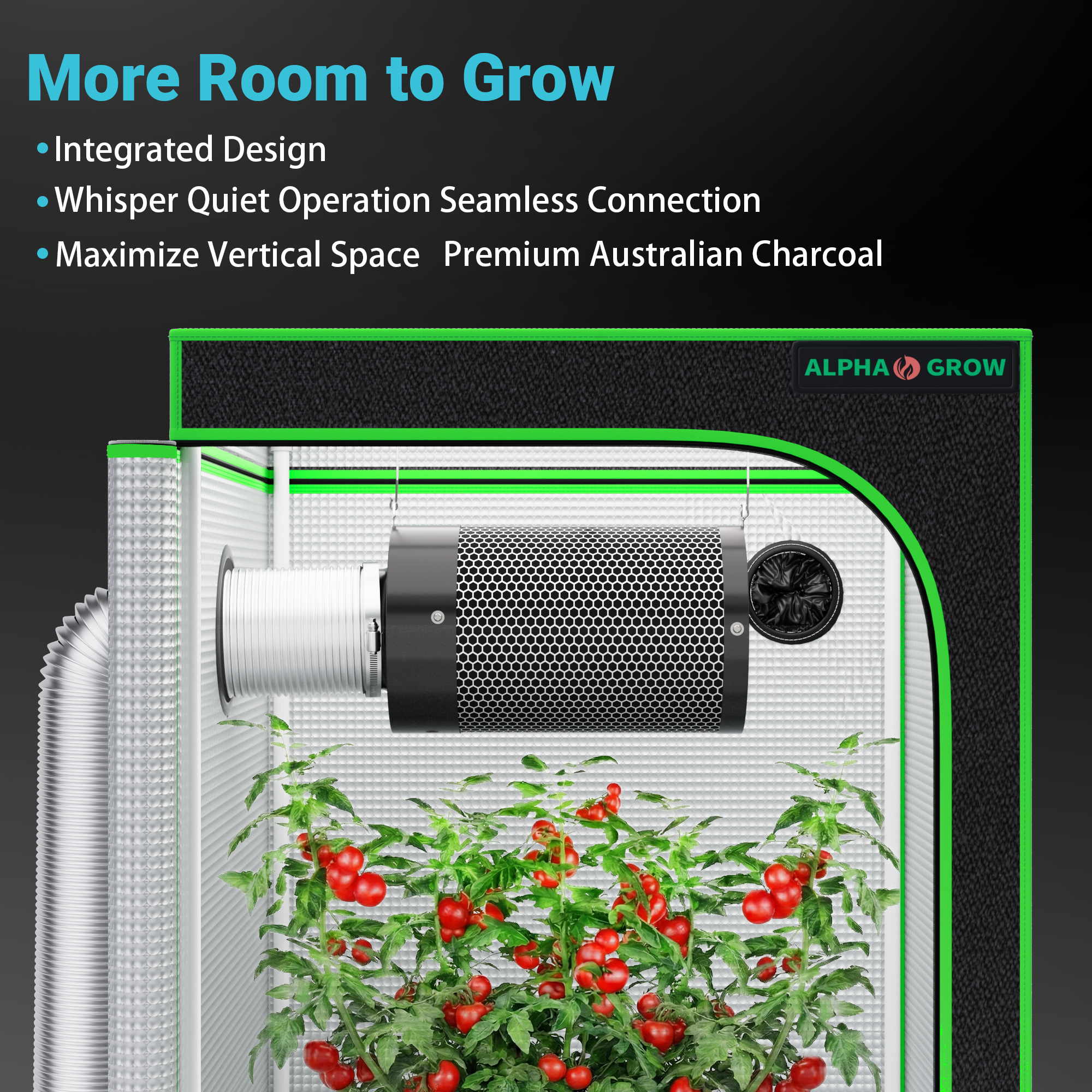 Alpha Grow 2000D 24x24x48 Comp – Grow Tent Complete Kit Bewertung und Preis