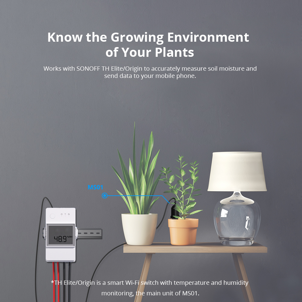 SONOFF MS01 Soil Moisture Sens – Smart Garden Test Bewertung und Preis