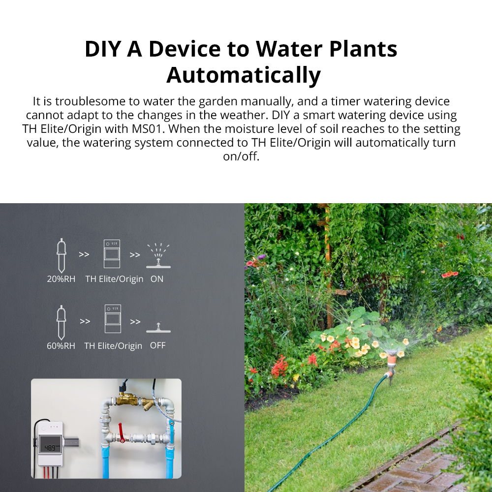SONOFF MS01 Soil Moisture Sens – Smart Garden Test Bewertung und Preis