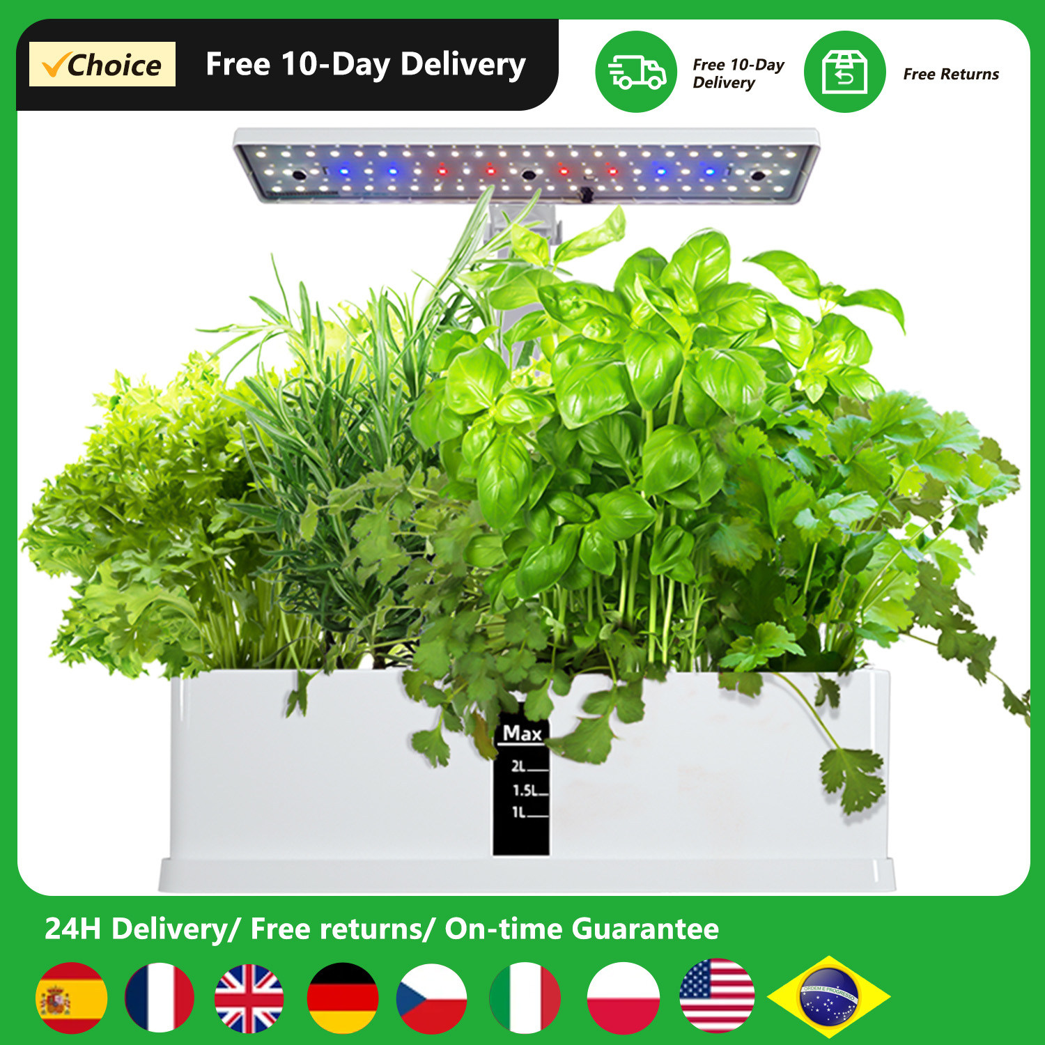 Smart Hydroponics Growing Syst – Smart Garden Domes Bewertung und Preis