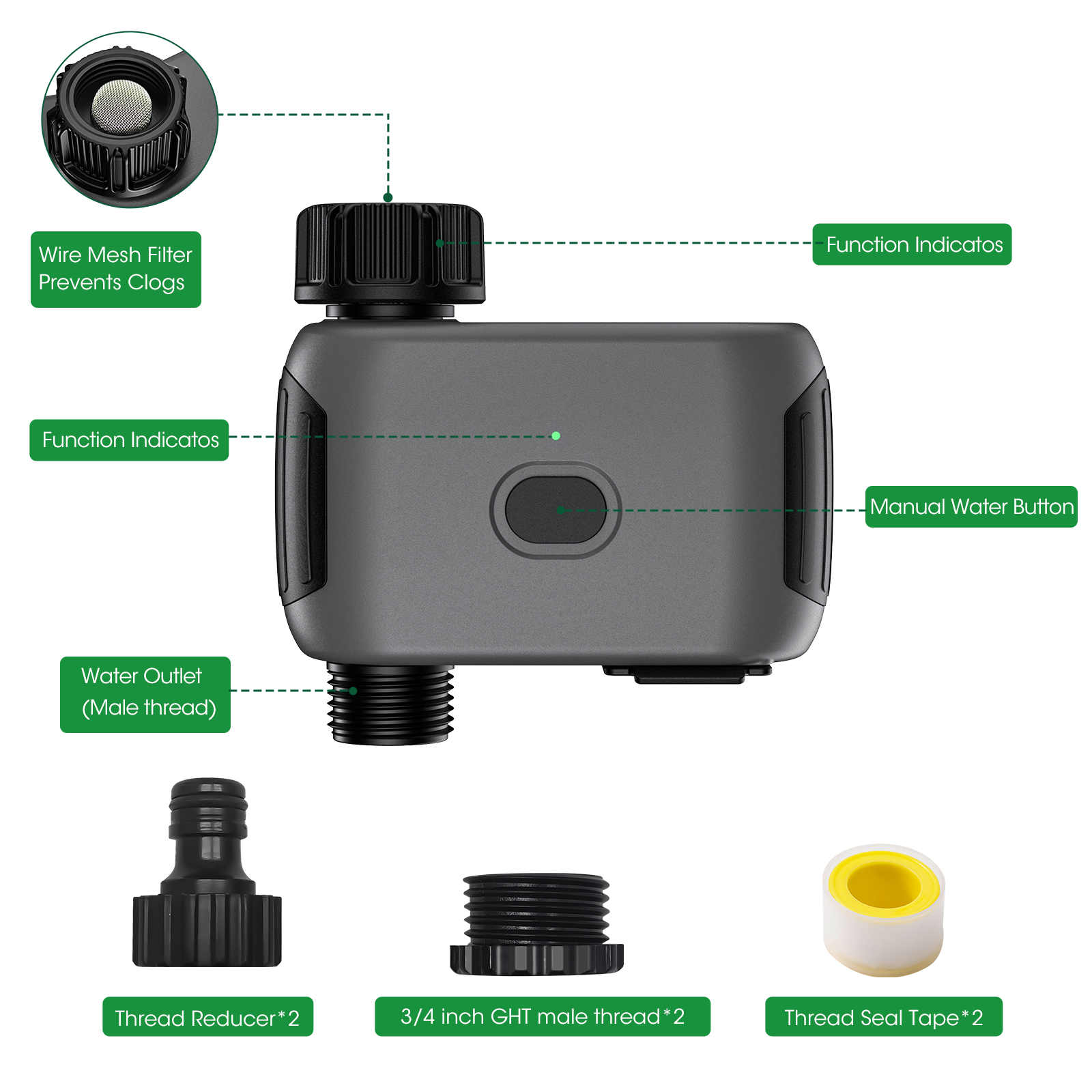 Insoma Wifi Sprinkler Timer Au – Gardena Smart Irrigation Control Bewertung und Preis