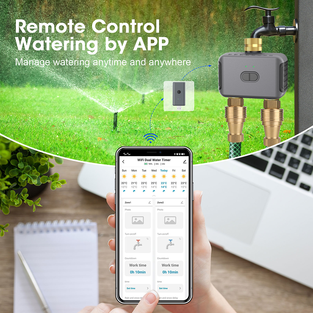 Tuya 2 Zone Watering Timer Gar – Gardena Smart Irrigation Control Bewertung und Preis